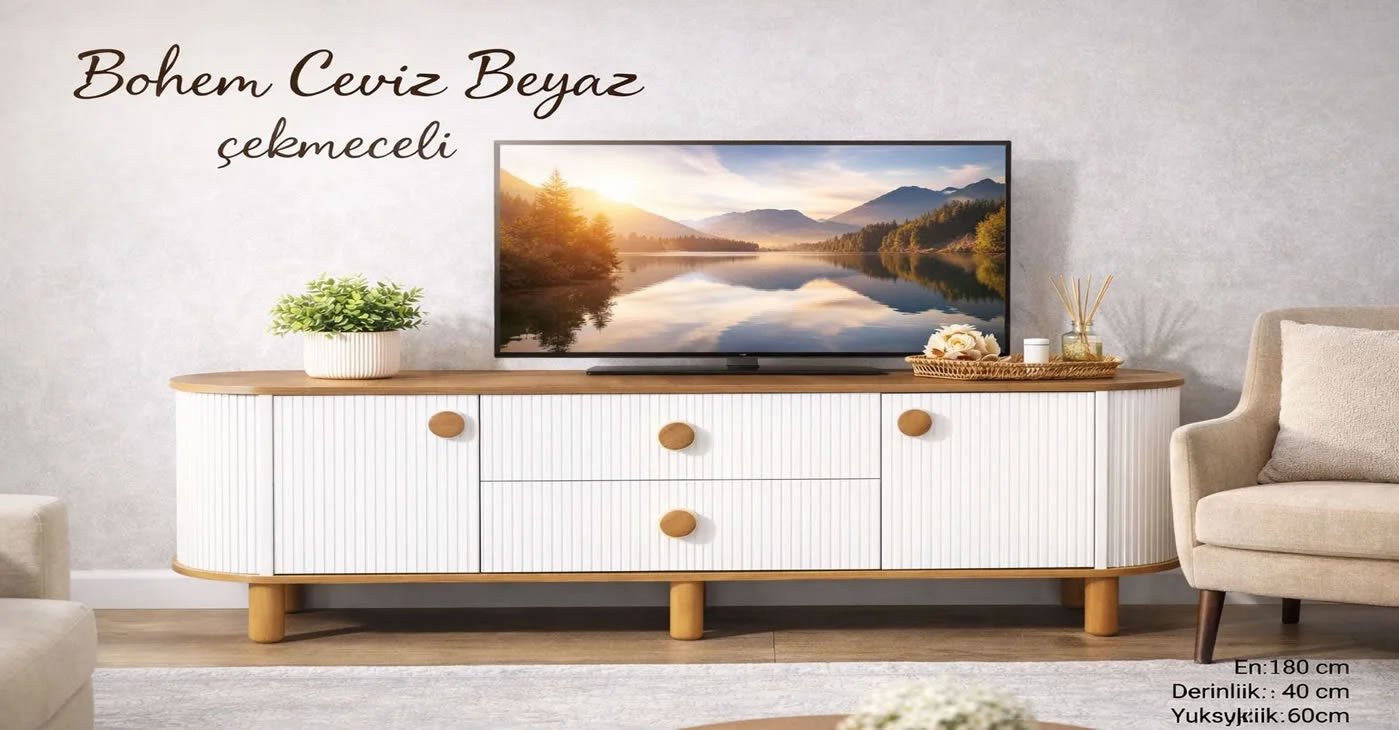 Çekmeceli Bohem Tv Sehpası